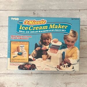 Tyco Kids Ice Cream Maker Set Real Ice Cream Machine